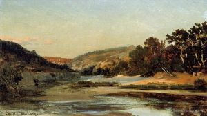 Artist Jean-Baptiste-Camille Corot's Work - The Aqueduct in the Valley