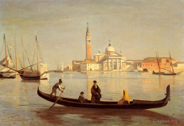 Jean-Baptiste-Camille Corot Oil Painting - Venise