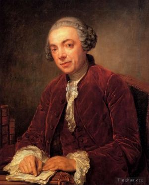 Artist Jean-Baptiste Greuze's Work - Portrait Of Abraham De Roquencourt