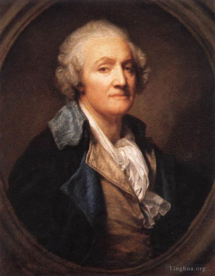 Jean-Baptiste Greuze Oil Painting - Self Portrait