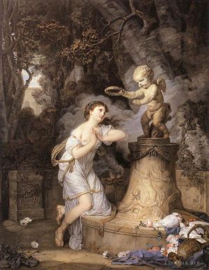 Artist Jean-Baptiste Greuze's Work - Votive Offering to Cupid