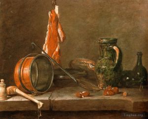 Artist Jean-Baptiste-Simeon Chardin's Work - A Lean Diet with Cooking Utensils