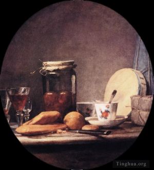 Artist Jean-Baptiste-Simeon Chardin's Work - April