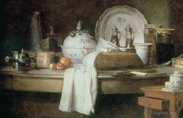 Jean-Baptiste-Simeon Chardin Oil Painting - Butl