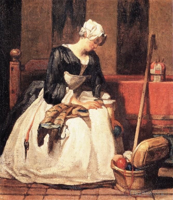 Jean-Baptiste-Simeon Chardin Oil Painting - Embr