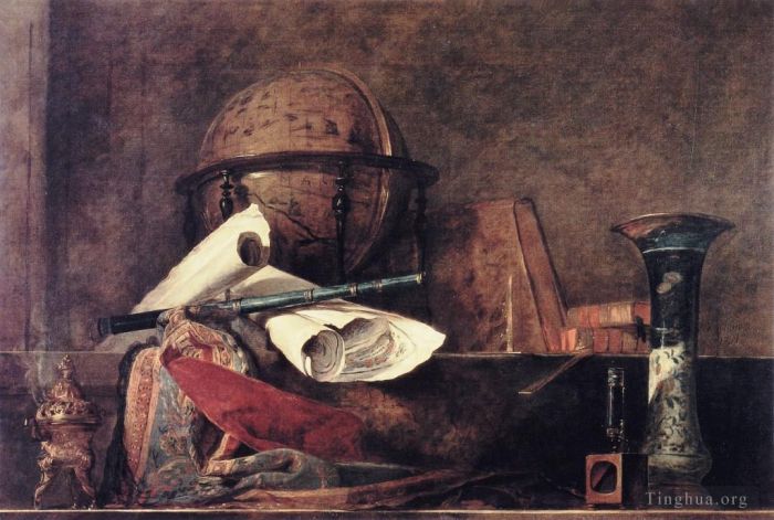 Jean-Baptiste-Simeon Chardin Oil Painting - Scie