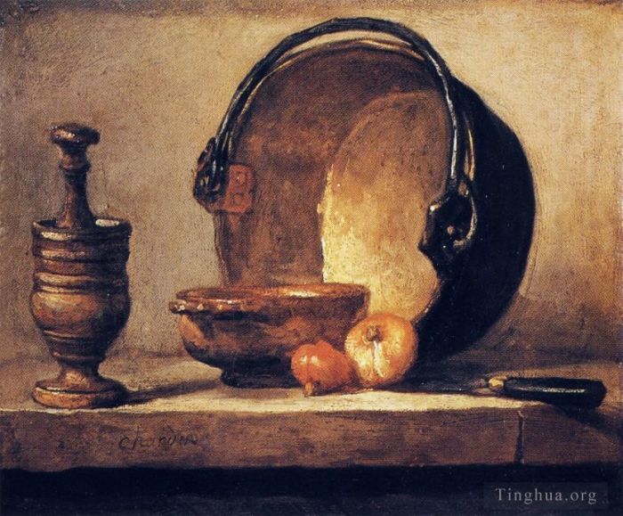 Jean-Baptiste-Simeon Chardin Oil Painting - Still life