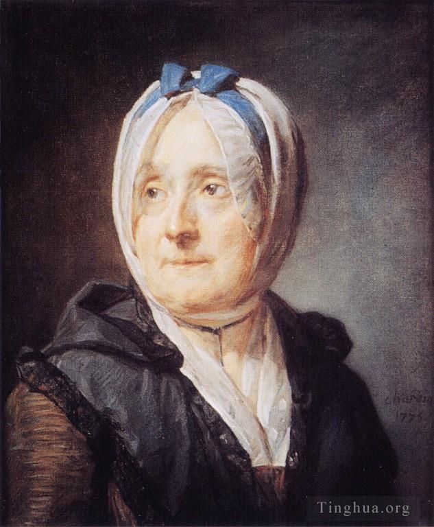 Jean-Baptiste-Simeon Chardin Oil Painting - Wife