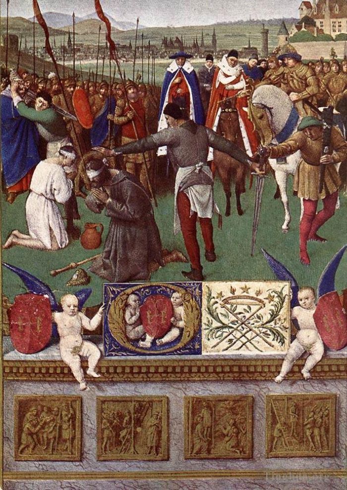 Jehan Fouquet Oil Painting - The Martyrdom Of St James The Great