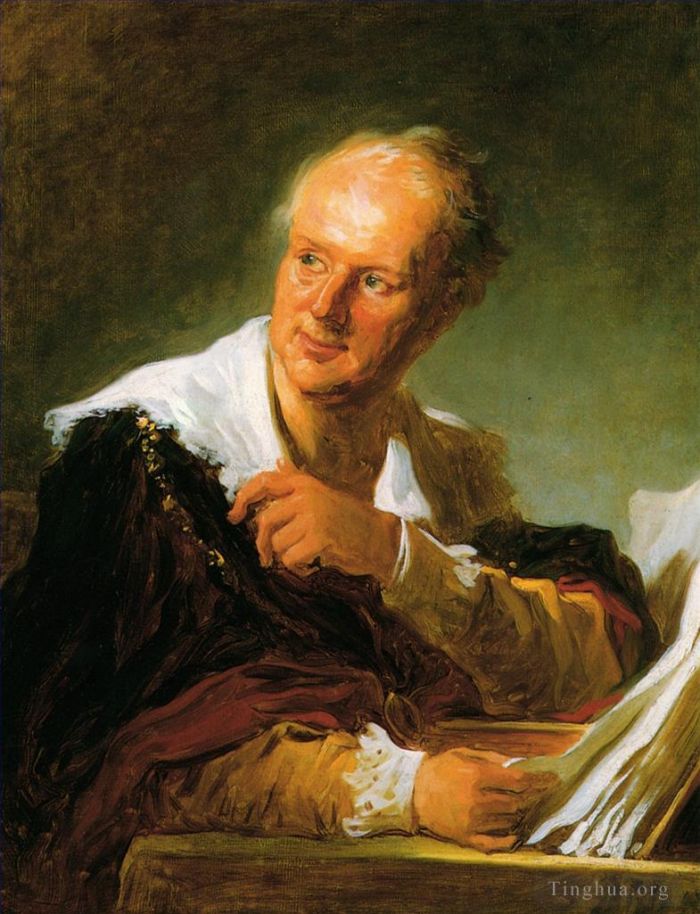 Jean-Honore Fragonard Oil Painting - Portrait of a Man