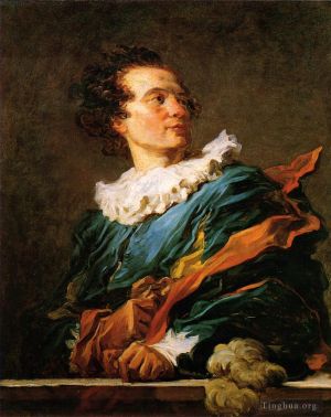 Artist Jean-Honore Fragonard's Work - Portrait of a Young Man