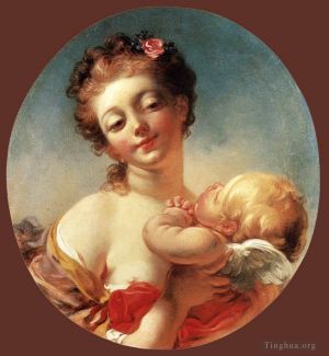 Artist Jean-Honore Fragonard's Work - Venus and Cupid