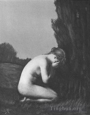 Artist Jean-Jacques Henner's Work - Nymph qui pleure