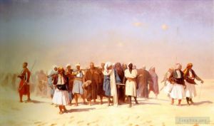 Artist Jean-Leon Gerome's Work - Egyptian Recruits crossing the Desert