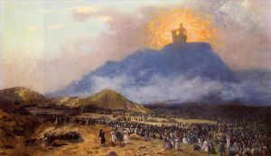 Artist Jean-Leon Gerome's Work - Moses on Mount Sinai