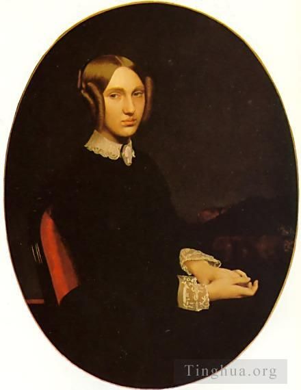 Jean-Leon Gerome Oil Painting - Portrait of a Lady