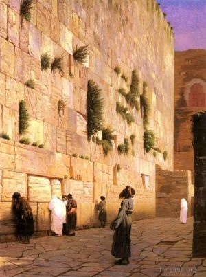 Artist Jean-Leon Gerome's Work - Solomons Wall Jerusalem