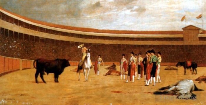 Jean-Leon Gerome Oil Painting - The Picador