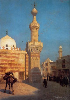 Artist Jean-Leon Gerome's Work - View of Cairo undated