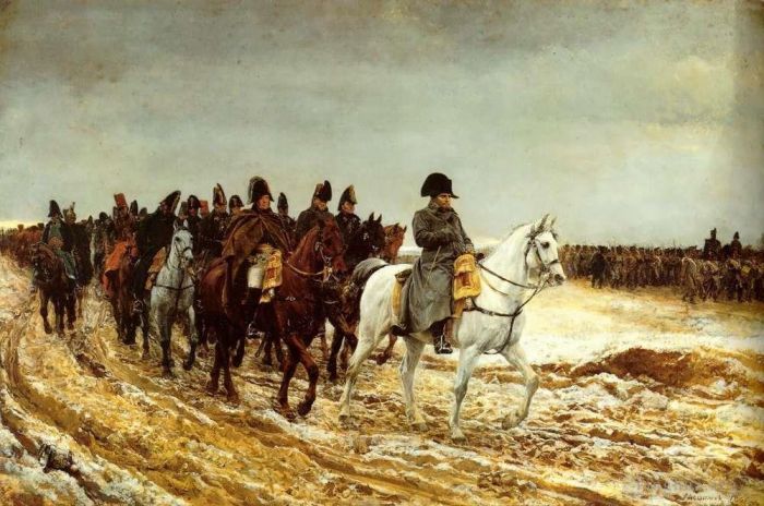 Jean-Louis Ernest Meissonier Oil Painting - The French Campaign 1861