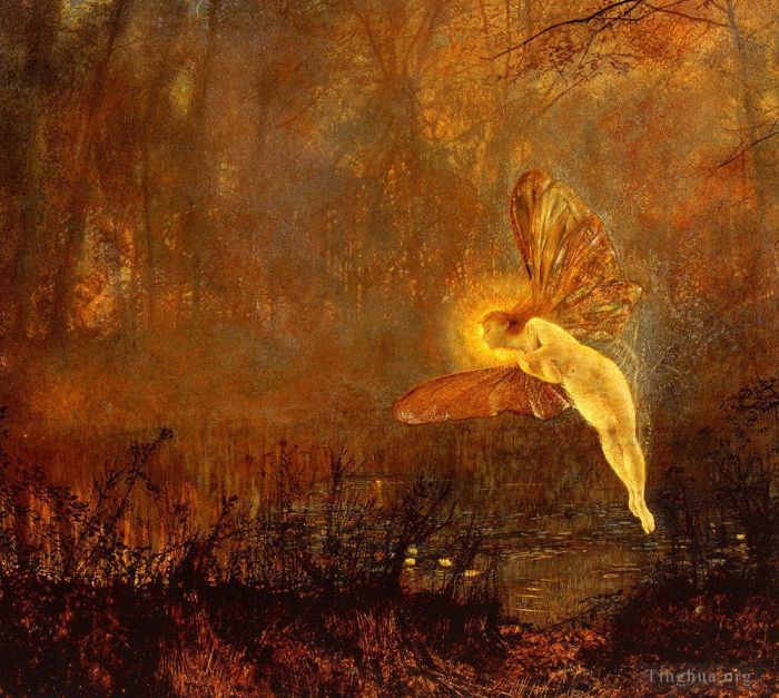 John Atkinson Grimshaw Oil Painting - Venus spirit John Atkinson Grimshaw