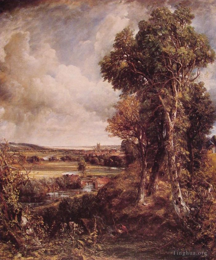 John Constable Oil Painting - Dedham Vale