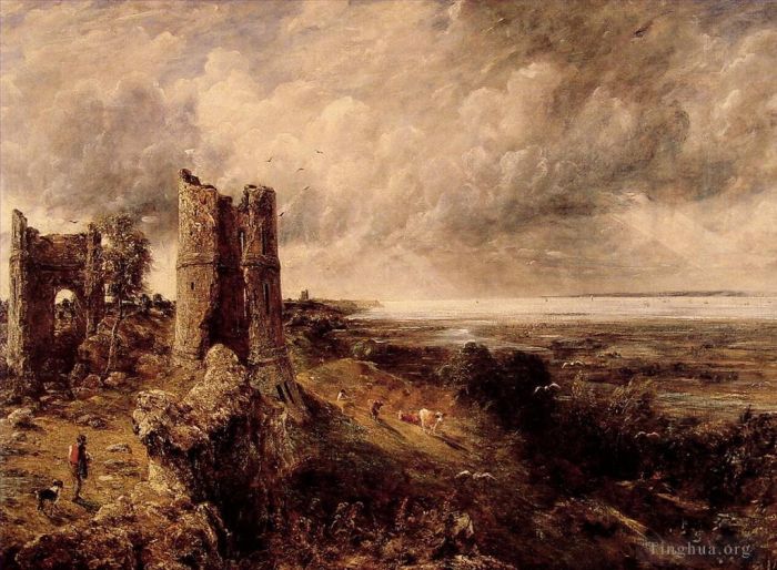 John Constable Oil Painting - Hadleigh Castle