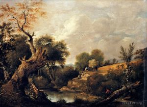 Artist John Constable's Work - The Harvest Field