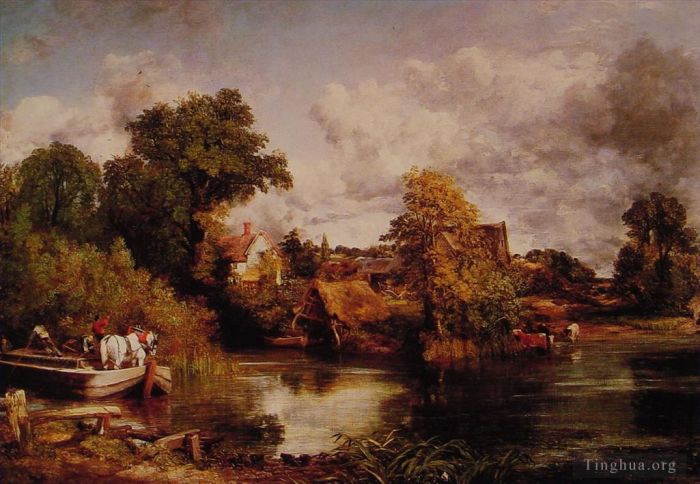 John Constable Oil Painting - The White Horse