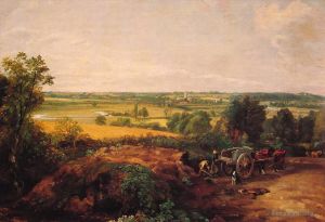 Artist John Constable's Work - View of Dedham