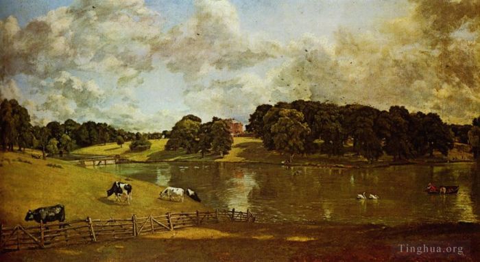 John Constable Oil Painting - Wivenhoe Park Essex