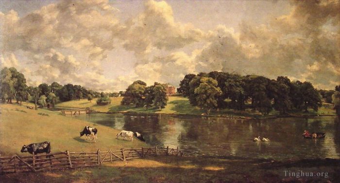 John Constable Oil Painting - Wivenhoe Park