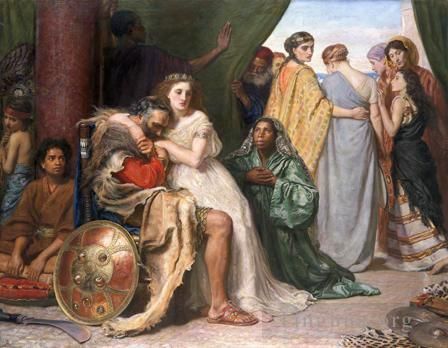 John Everett Millais Oil Painting - Jephthah