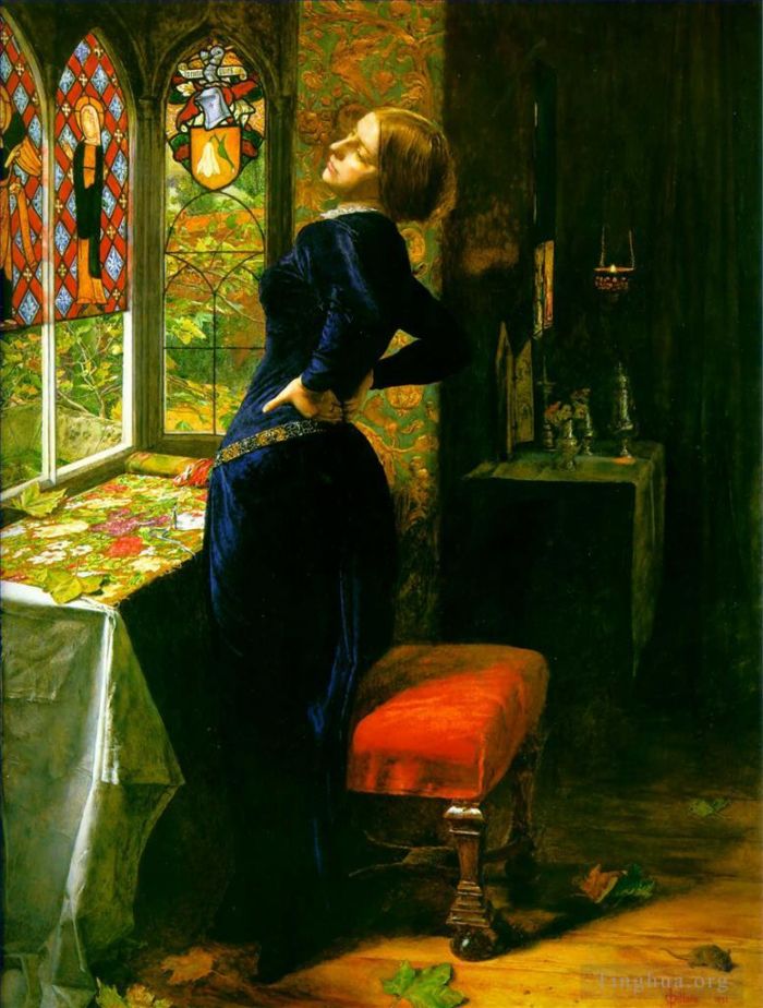 John Everett Millais Oil Painting - Mariana
