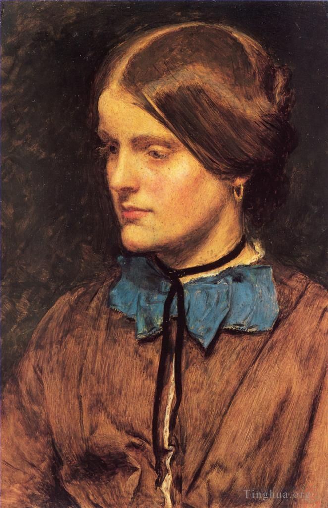 John Everett Millais Oil Painting - Millais Annie Miller