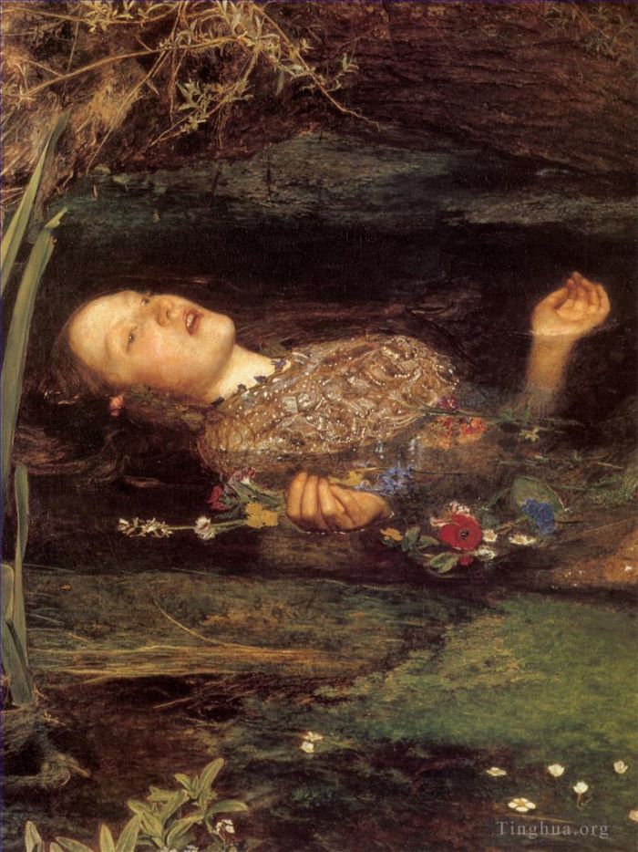 John Everett Millais Oil Painting - Ophelia