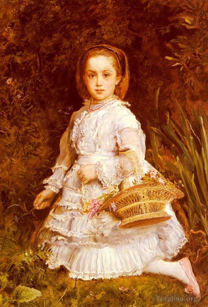 John Everett Millais Oil Painting - Portrait Of Gracia Lees