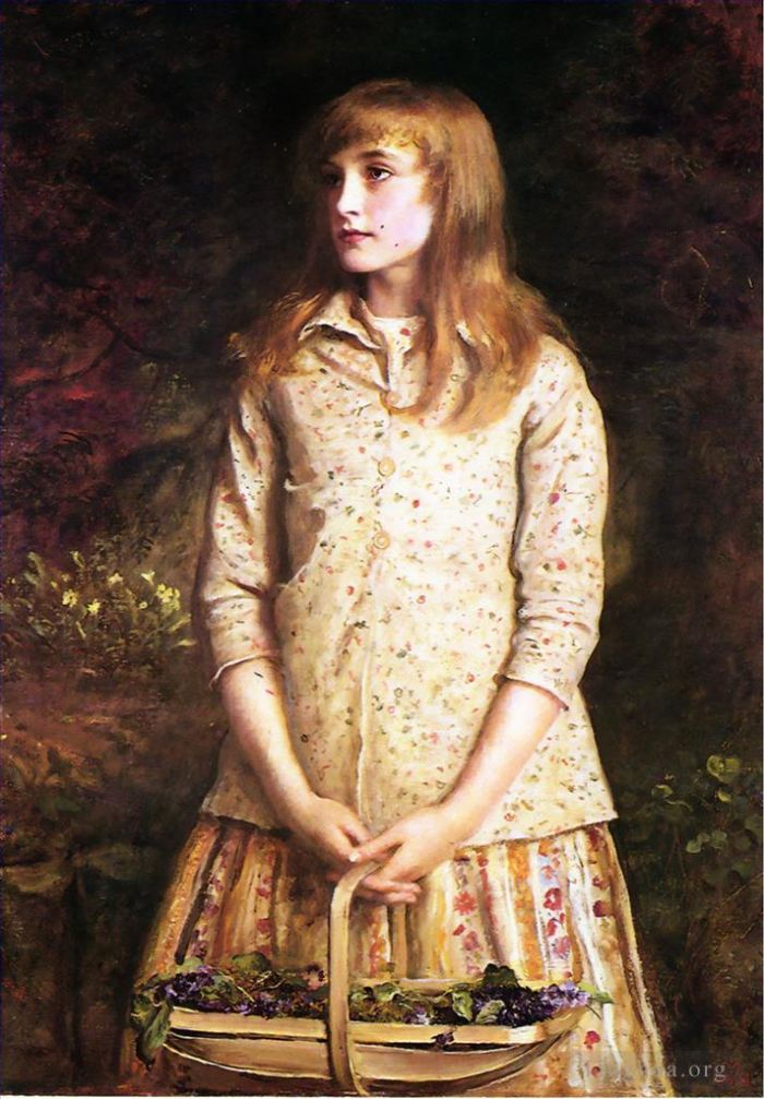 John Everett Millais Oil Painting - Sweetest eyes were ever seen