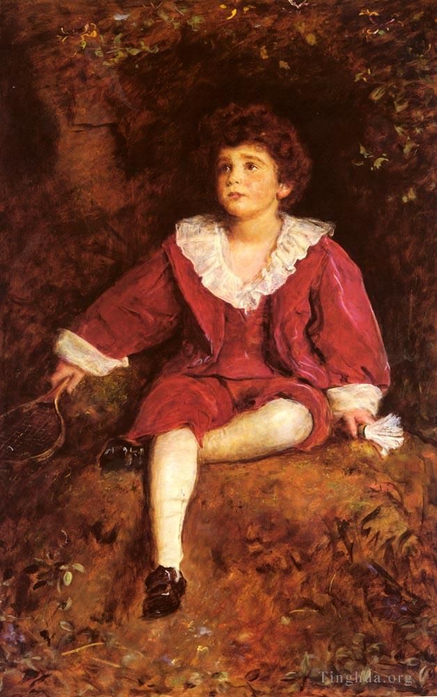 John Everett Millais Oil Painting - The Honourable John Nevile Manners