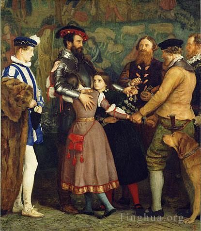 John Everett Millais Oil Painting - The Ransom