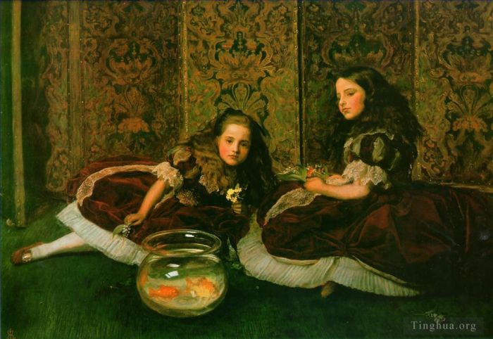 John Everett Millais Oil Painting - Leisure hours