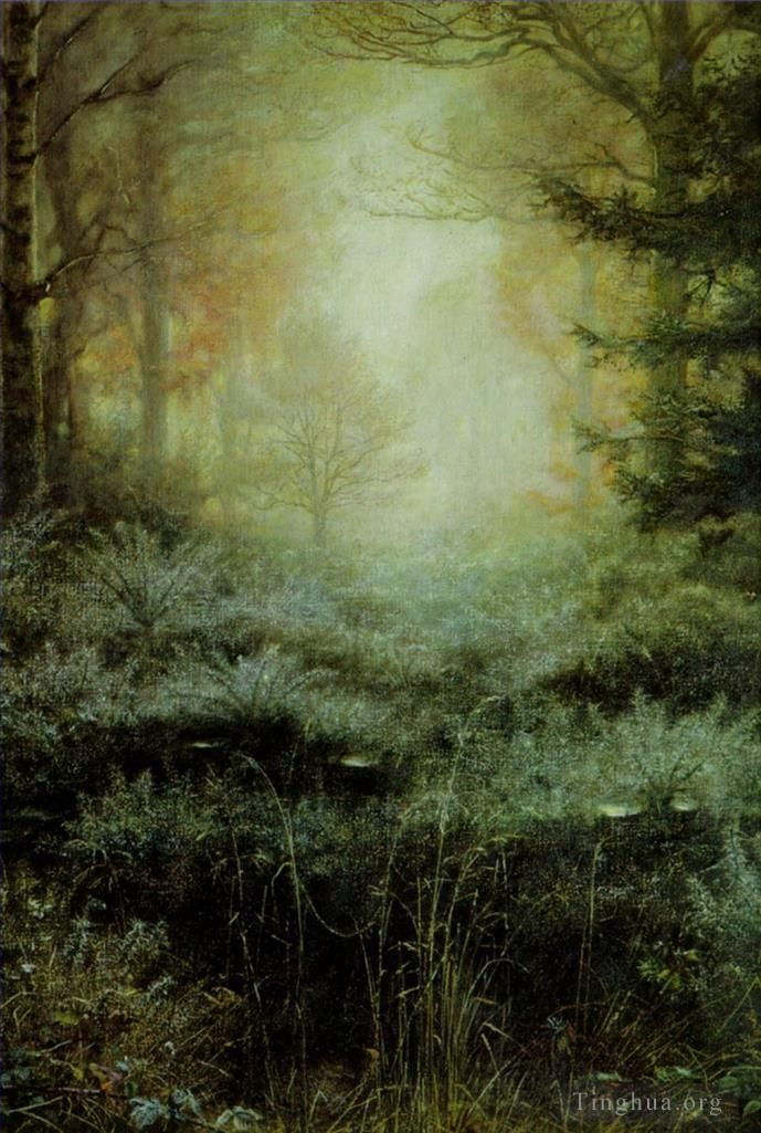 John Everett Millais Oil Painting - Millaislandscape John Everett Millais