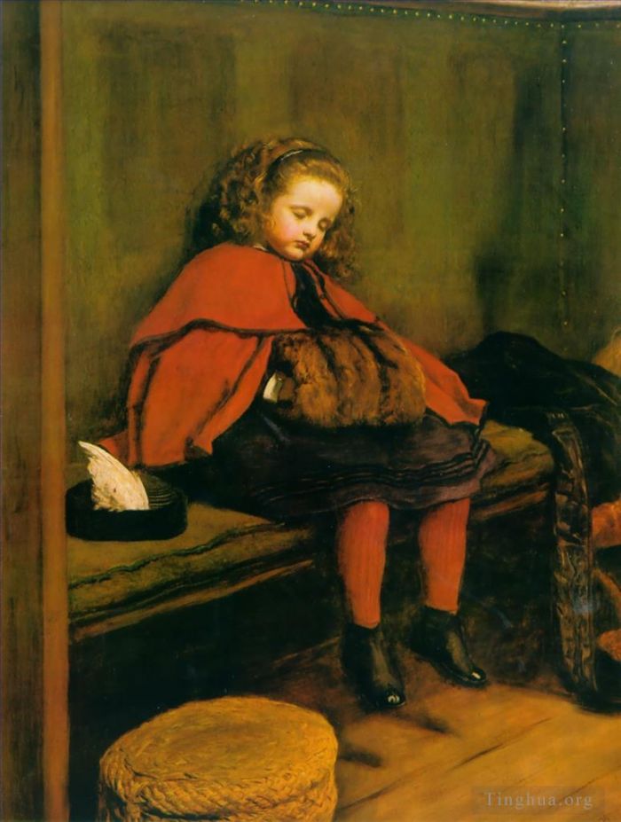 John Everett Millais Oil Painting - My second sermon