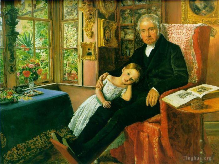 John Everett Millais Oil Painting - Portrait of Wyatt