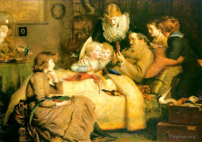 John Everett Millais Oil Painting - Ruling passion