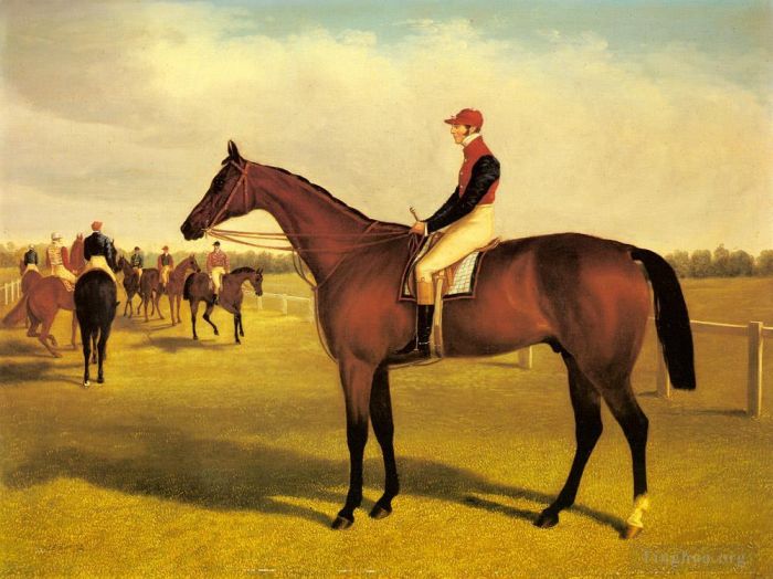 John Frederick Herring Sr Oil Painting - Don John The Winner Of The 1838