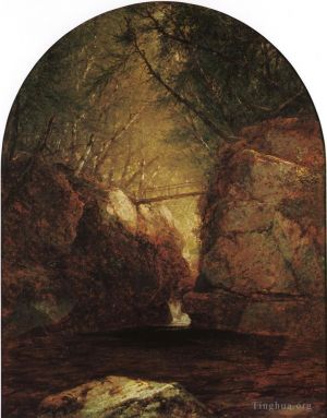 Artist John Frederick Kensett's Work - Bash Bish Falls