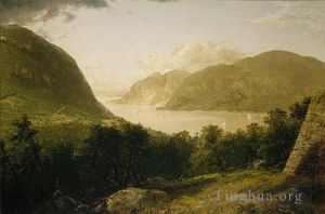 Artist John Frederick Kensett's Work - Hudson River Scene