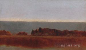 Artist John Frederick Kensett's Work - Salt Meadow In October
