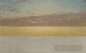 Artist John Frederick Kensett's Work - Sunset Sky